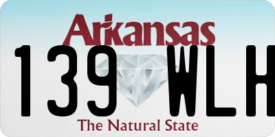 AR license plate 139WLH