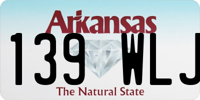 AR license plate 139WLJ