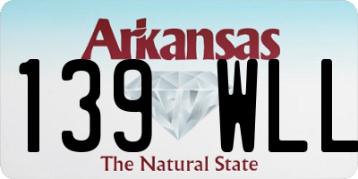 AR license plate 139WLL