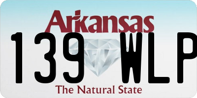 AR license plate 139WLP