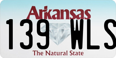 AR license plate 139WLS