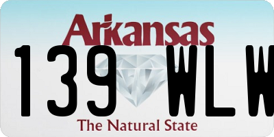 AR license plate 139WLW