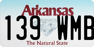 AR license plate 139WMB