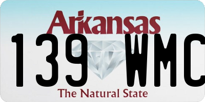 AR license plate 139WMC