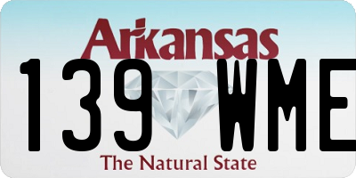 AR license plate 139WME