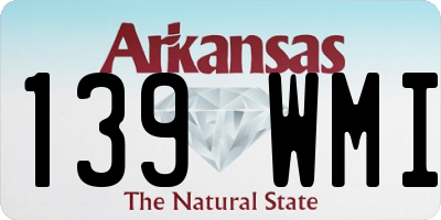 AR license plate 139WMI