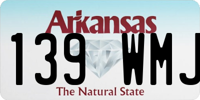 AR license plate 139WMJ