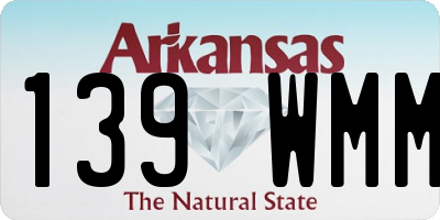 AR license plate 139WMM