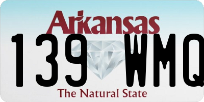 AR license plate 139WMQ