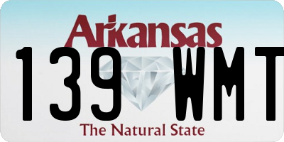 AR license plate 139WMT