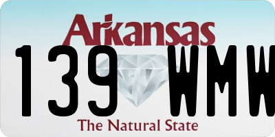AR license plate 139WMW