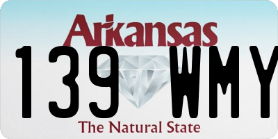 AR license plate 139WMY