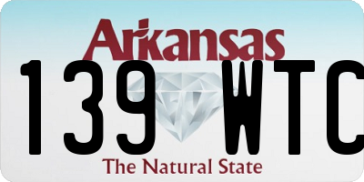 AR license plate 139WTC