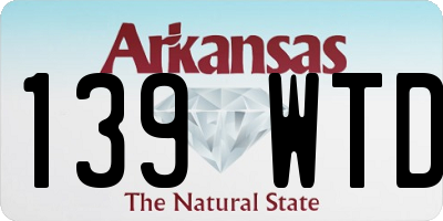 AR license plate 139WTD