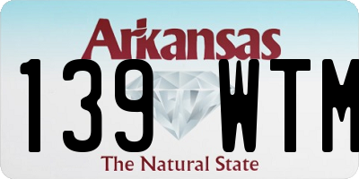 AR license plate 139WTM