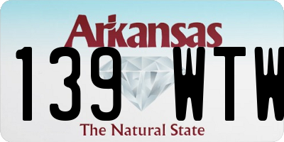 AR license plate 139WTW