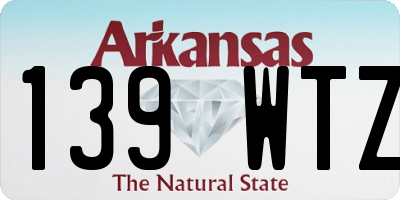 AR license plate 139WTZ