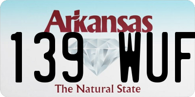 AR license plate 139WUF