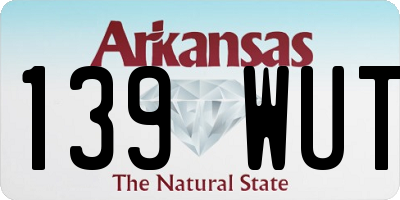 AR license plate 139WUT