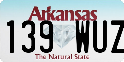 AR license plate 139WUZ