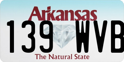 AR license plate 139WVB