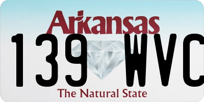 AR license plate 139WVC