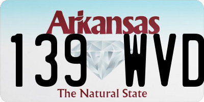 AR license plate 139WVD