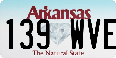 AR license plate 139WVE