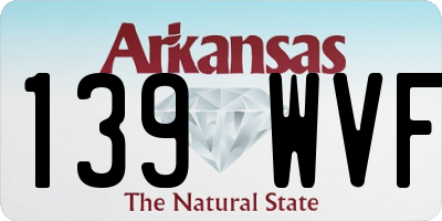 AR license plate 139WVF