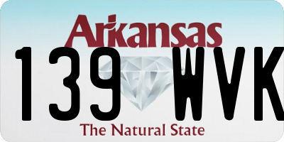 AR license plate 139WVK