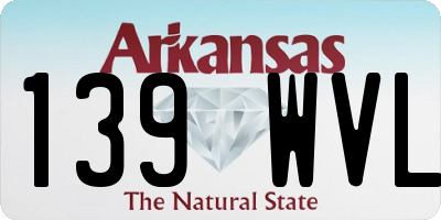 AR license plate 139WVL