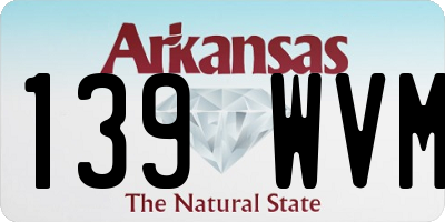 AR license plate 139WVM
