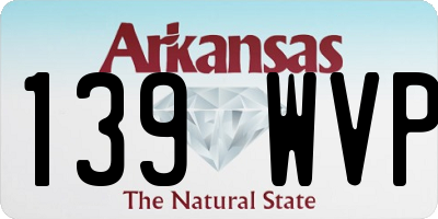 AR license plate 139WVP