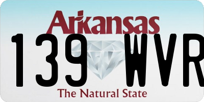 AR license plate 139WVR