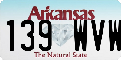 AR license plate 139WVW