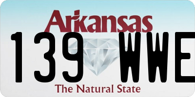 AR license plate 139WWE