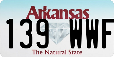 AR license plate 139WWF