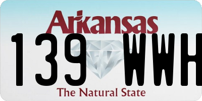 AR license plate 139WWH