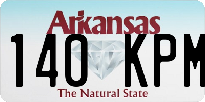 AR license plate 140KPM