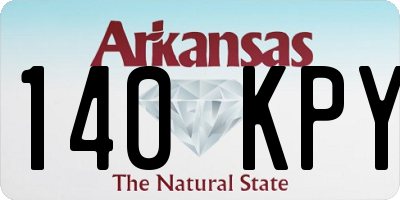 AR license plate 140KPY