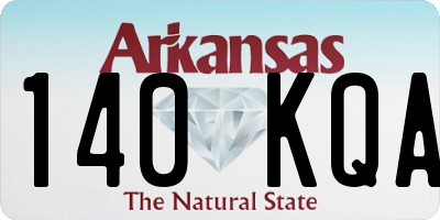 AR license plate 140KQA