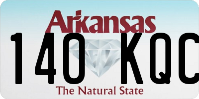 AR license plate 140KQC