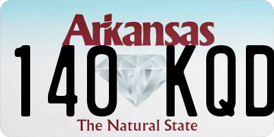 AR license plate 140KQD