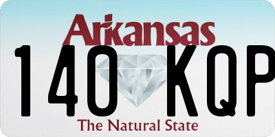 AR license plate 140KQP