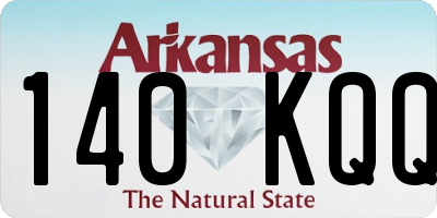 AR license plate 140KQQ