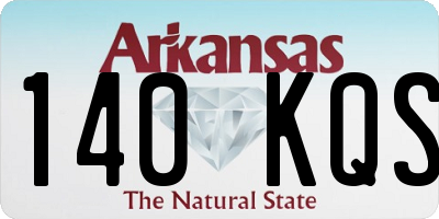 AR license plate 140KQS