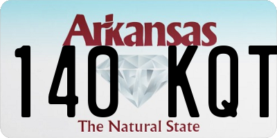 AR license plate 140KQT