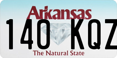 AR license plate 140KQZ