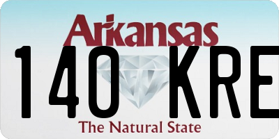 AR license plate 140KRE