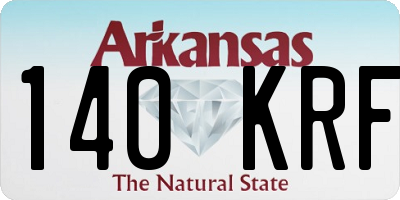 AR license plate 140KRF